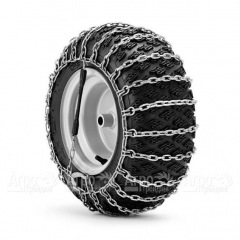 Снежные цепи на колеса 18" пара для тракторов Husqvarna TC138, TS138 в Саранске