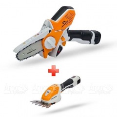 Аккумуляторная пила Villartec SA1462 + мотоножницы HA1462 (без аккумулятора и зарядного устройства) в Саранске