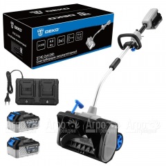 Снегоуборщик аккумуляторный DEKO ST40 2х4 Ач в Саранске