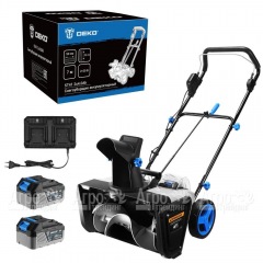 Снегоуборщик аккумуляторный DEKO ST41 2х4 Ач в Саранске