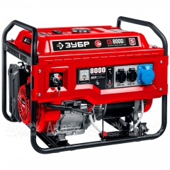 Бензогенератор Зубр СБ-8000Е 8 кВт с электростартером в Саранске