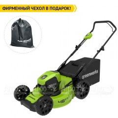 Газонокосилка аккумуляторная GreenWorks GD40LM46HP 6 Ач в Саранске