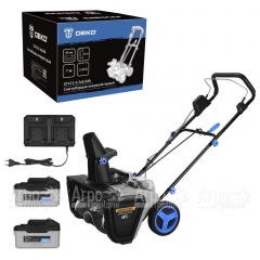 Снегоуборщик аккумуляторный DEKO ST412-6 2х6 Ач в Саранске