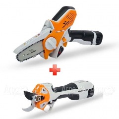 Аккумуляторная пила Villartec SA1462 + секатор PA1462 (без аккумулятора и зарядного устройства) в Саранске