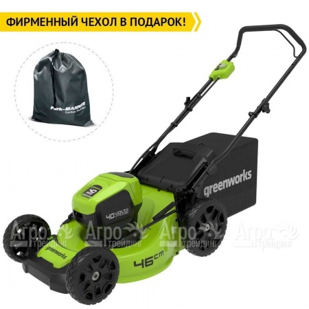 Газонокосилка аккумуляторная GreenWorks GD40LM46HP 4 Ач  в Саранске