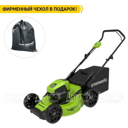 Газонокосилка аккумуляторная GreenWorks GD40LM46HP (без аккумулятора и зарядного устройства)  в Саранске