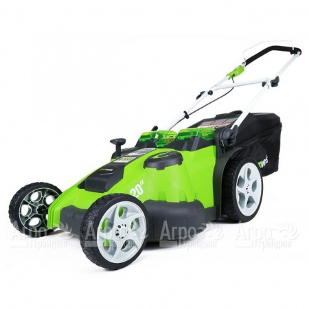 Газонокосилка аккумуляторная GreenWorks G-Max G40LM49DB 40V 49 см Twin Force (без батареи и зарядного устройства)  в Саранске