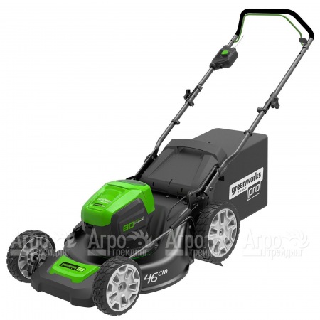 Газонокосилка аккумуляторная GreenWorks GD80LM46 (без аккумулятора и зарядного устройства)  в Саранске