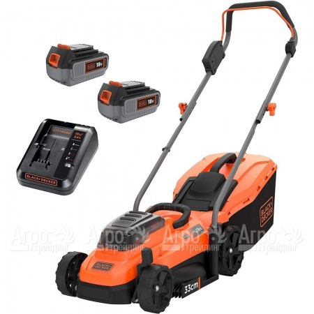 Газонокосилка аккумуляторная Black+Decker BCMW33184L2 в Саранске