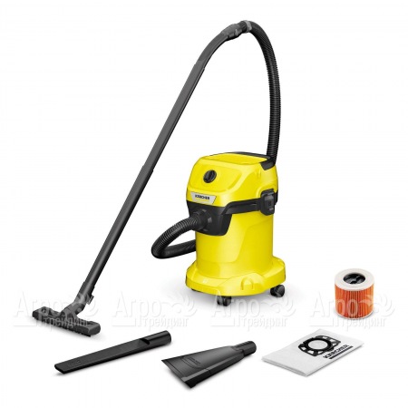 Хозяйственный пылесос Karcher WD 3 V-17/4/35 + Nozzles в Саранске