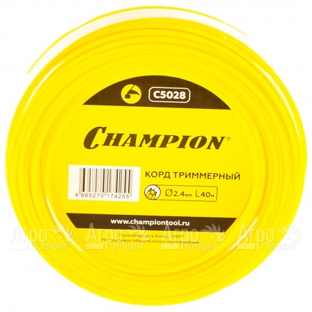 Корд триммерный Champion Star 2.4мм, 40м (звезда)  в Саранске