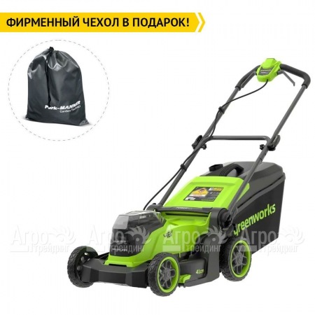 Газонокосилка аккумуляторная GreenWorks GD24X2LM411 2х4 Ач  в Саранске