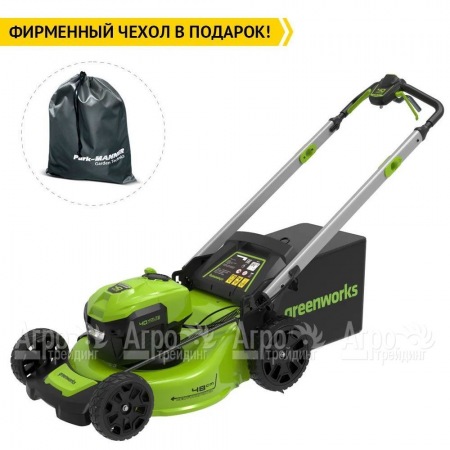 Газонокосилка аккумуляторная GreenWorks GD40LM48SPК4 в Саранске