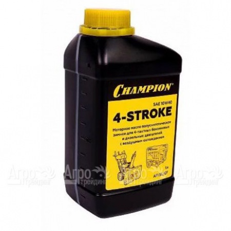 Масло полусинтетическое зимнее Champion SAE 10W40 API SL/CF 0.6 л для 4-тактных двигателей  в Саранске