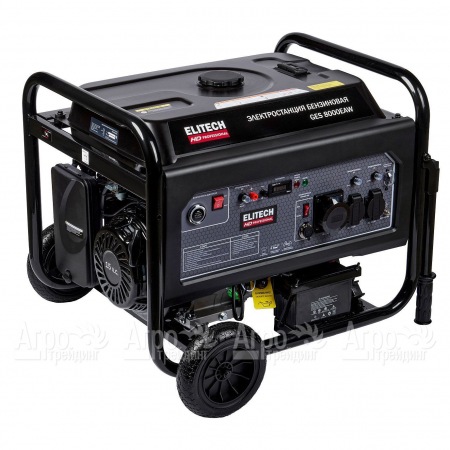 Бензогенератор Elitech GES 8000EAW 6 кВт  в Саранске