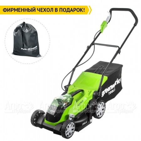 Газонокосилка аккумуляторная GreenWorks G-Max G40LM35K2 40V 35 см в Саранске