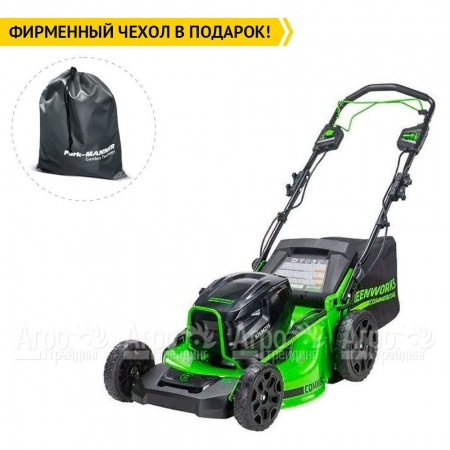 Газонокосилка аккумуляторная GreenWorks GC82HPLM51 (без аккумулятора и зарядного устройства)  в Саранске