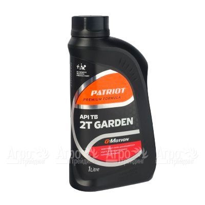 Масло минеральное Patriot G-Motion 2Т Garden API TB 1 л для 2-х тактных двигателей  в Саранске