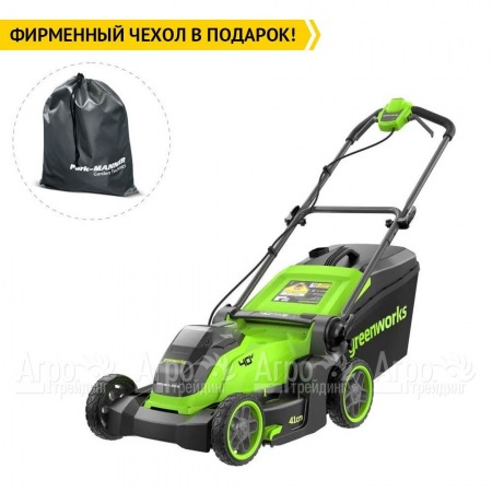 Газонокосилка аккумуляторная GreenWorks GD40LM411 4 Ач  в Саранске