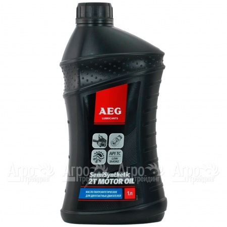 Масло AEG Semi Synthetic 2T Motor Oil API TC 1 л для 2-х тактных двигателей в Саранске