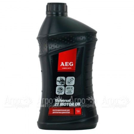 Масло минеральное Universal AEG 2T Motor Oil API TC 1 л для 2-х тактных двигателей в Саранске