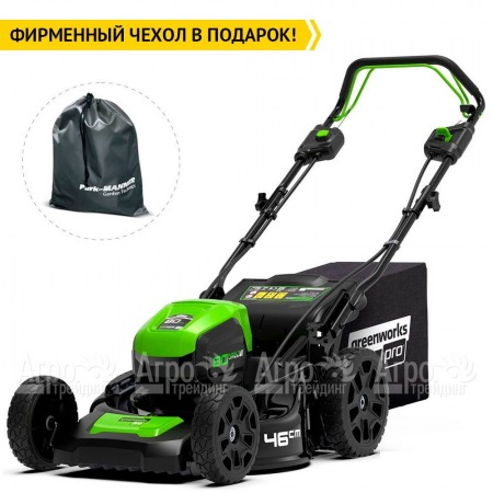 Газонокосилка аккумуляторная GreenWorks GD80LM46SP (без аккумулятора и зарядного устройства) в Саранске