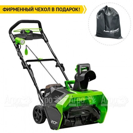 Снегоуборщик аккумуляторный GreenWorks GD40STK5 5 Ач в Саранске