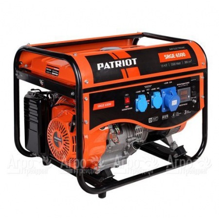 Бензогенератор Patriot Max Power SRGE-6500 5 кВт   в Саранске