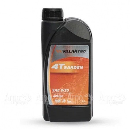 Масло моторное летнее Villartec 4T Garden SAE W-30, 1 л для 4-х тактных двигателей  в Саранске