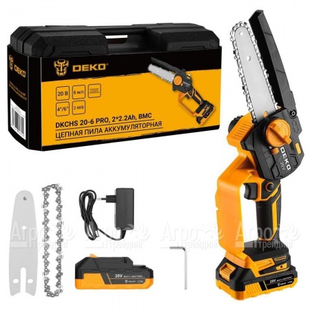 Аккумуляторная пила DEKO DKCHS 20-6 PRO 6" в кейсе в Саранске