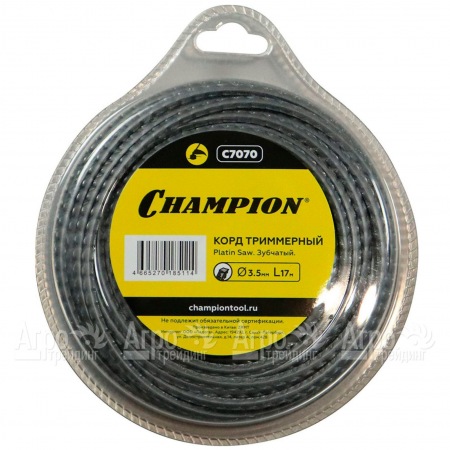 Корд триммерный Champion Platin Saw 3.5м, 17м (зубчатый)  в Саранске